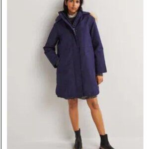 Boden Borg Lined Waterproof Coat Size 4